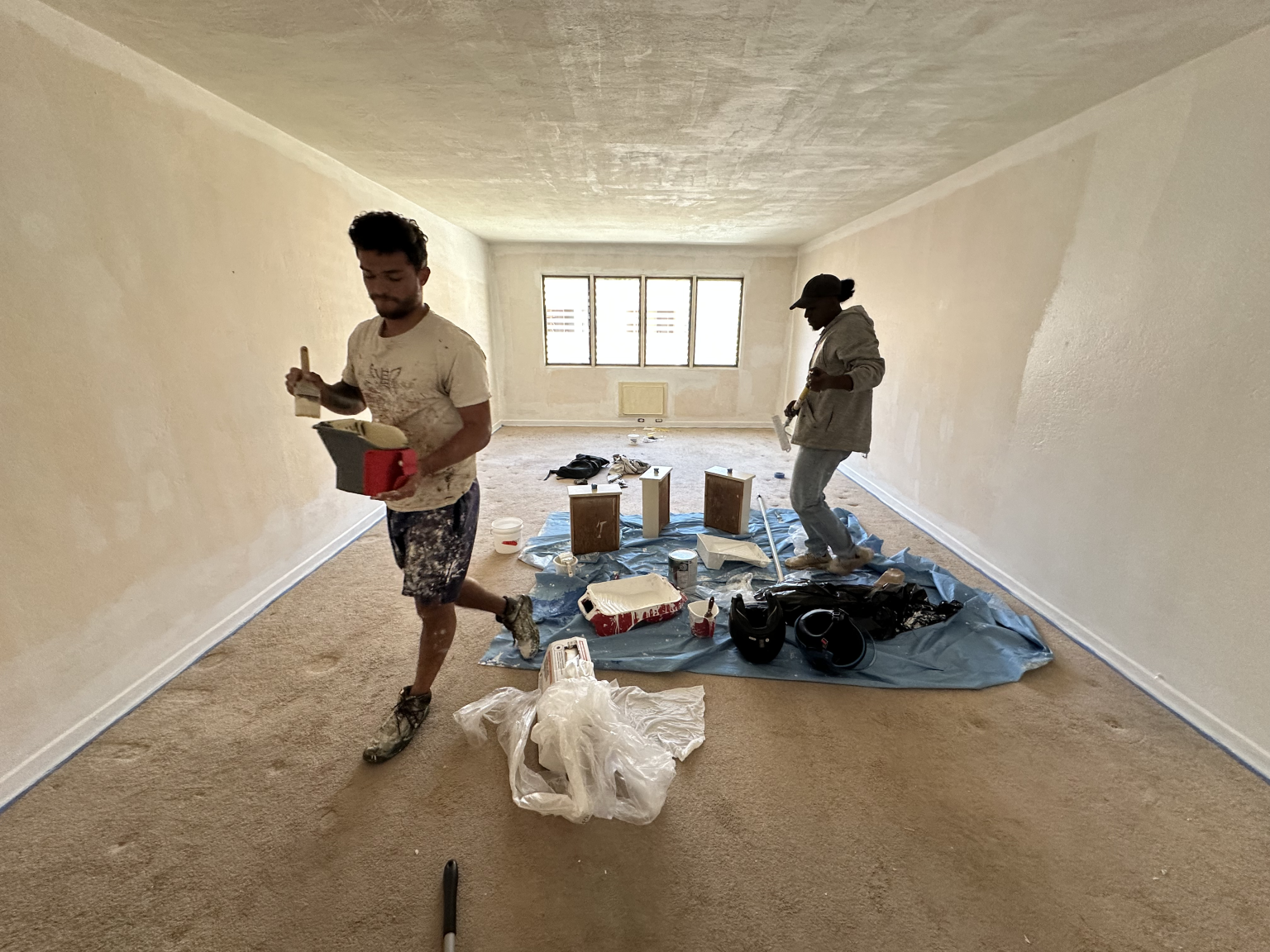 Residential repaint in Bermuda